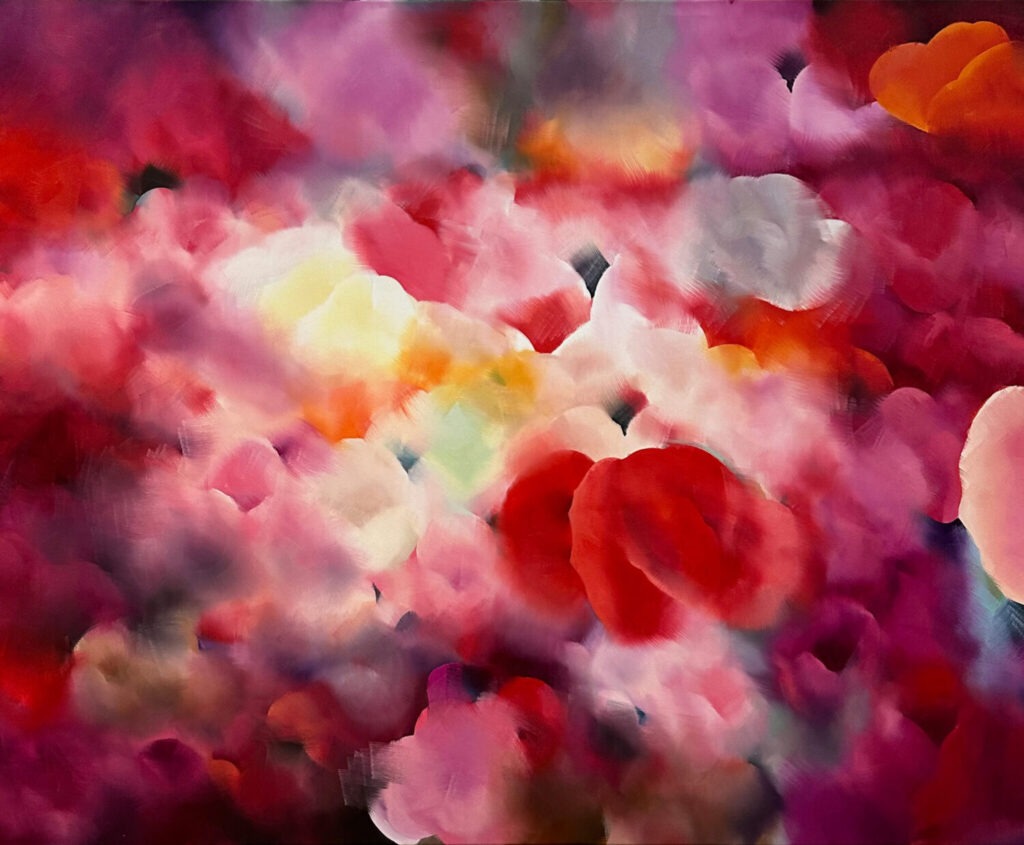 Fire Sky, 130 cm x 160 cm,oil on canvas, 2025