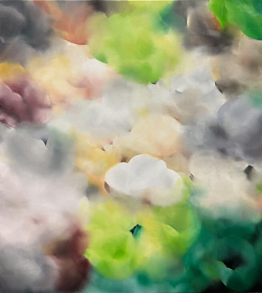 Amazonas Beryll, 90 cm x 80 cm,oil on canvas, 2025