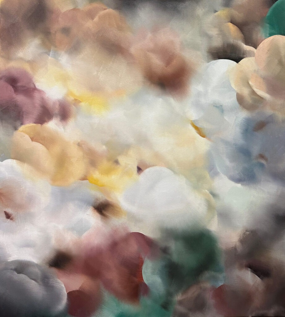 Topas, 100 cm x 90 cm, oil on canvas, 2025