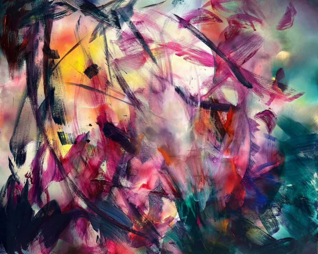 Behind the Esmerald, 80 cm x 100 cm, oil on canvas, 2025