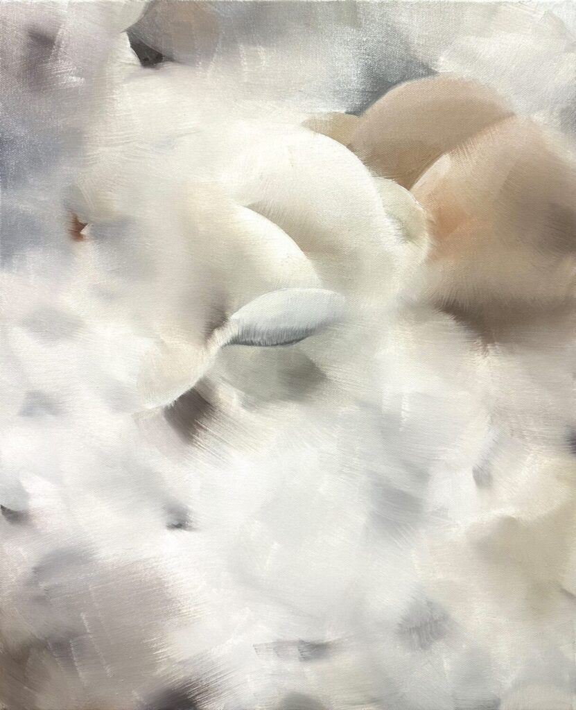 Swarovski Moon,60 cm x 50 cm, oil on canvas, 2025