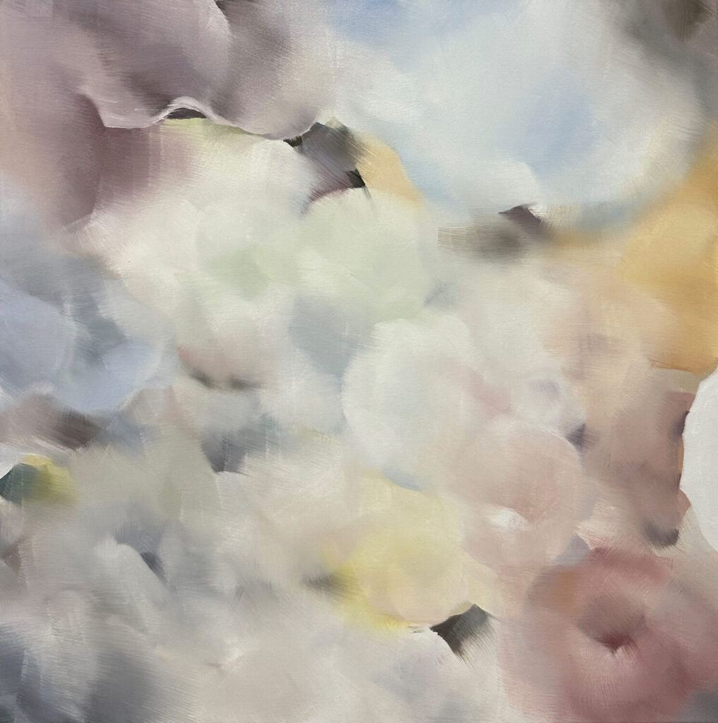 Lake Silencio, 60 cm x 60 cm, oil on canvas