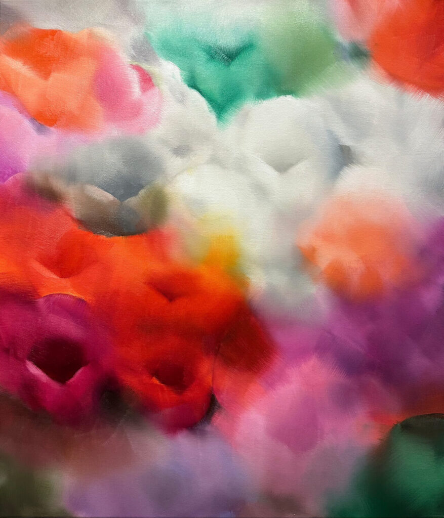 Fire Opal, 60 cm x 50 cm, oil on canvas, 2025