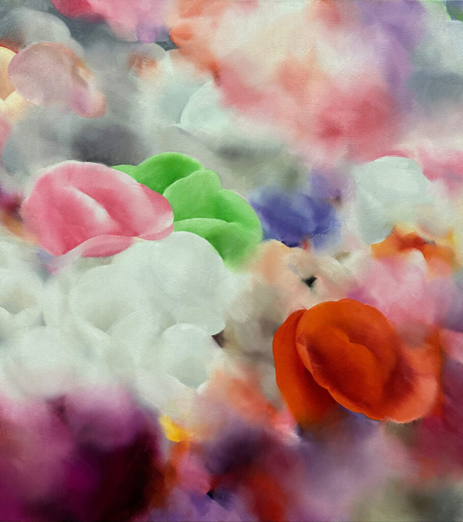 Skolezit, 100 cm x 90 cm, oil on canvas, 2026