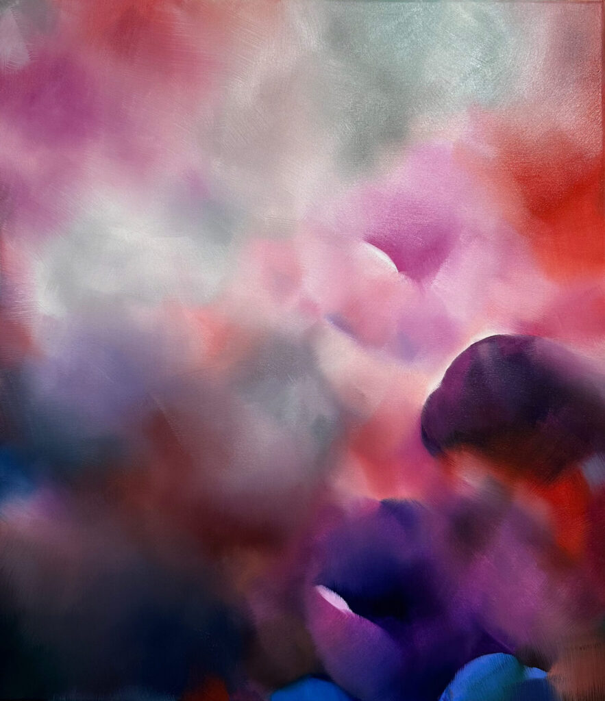 Amethyst, 70 cm x 60 cm, oil on canvas, 2026
