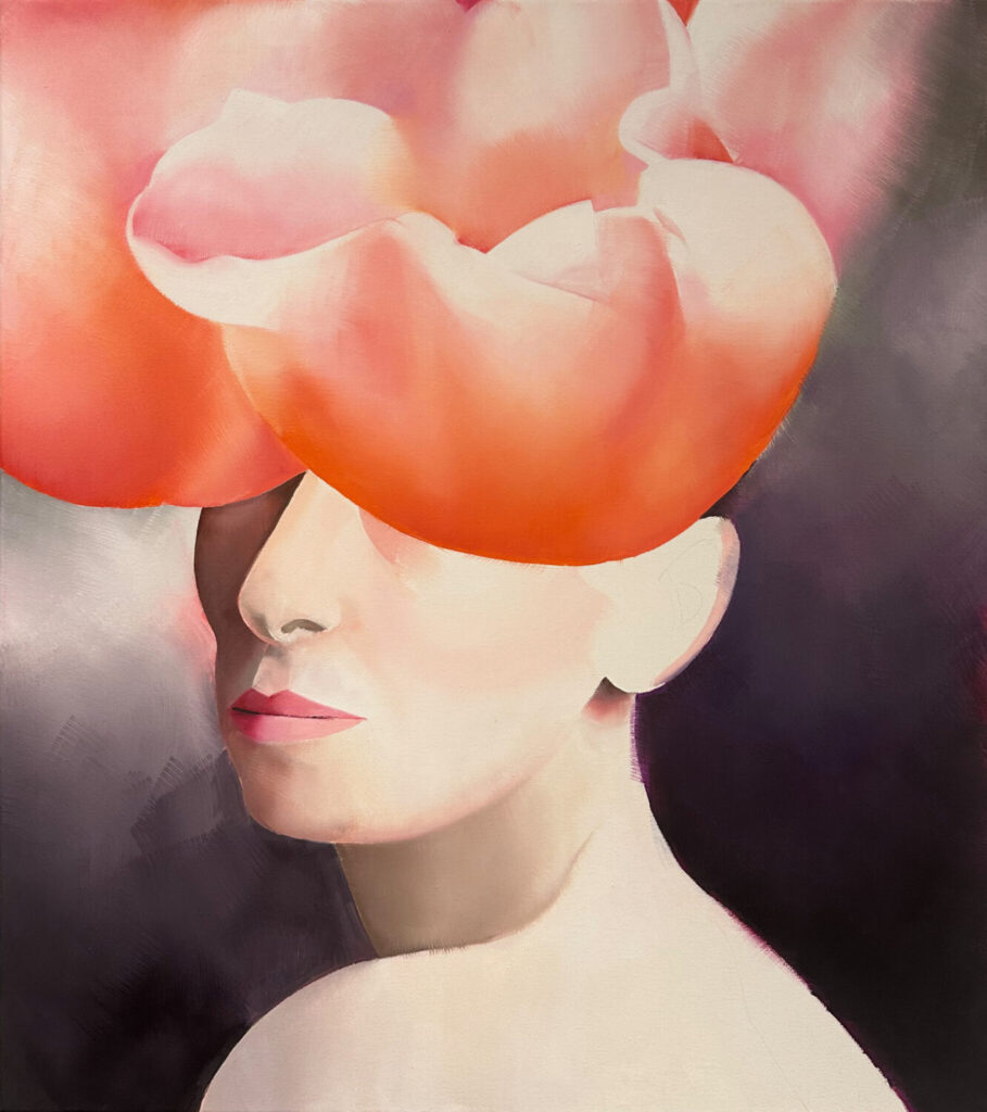 Silent Queen of Carnelian, 80 cm x 70 cm, oil on canvas,2026