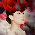 Scarlet Icon, 80 cm x 70 cm, oil on canvas, 2026